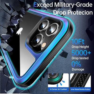 Meifigno Magnetic Case Designed for iPhone 12 Mini Case,[ Military Grade  Protection & Compatible with MagSafe] Translucent Matte Back with Soft
