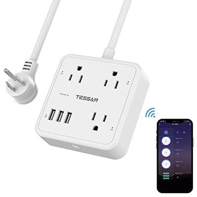 LITEdge WiFi Outdoor Smart Plug 250V, 2 Independently Control Sockets Power  Outlet, Compatible with Google Home & Alexa, APP Cordless Remote Timer,  Waterproof, Pack of 2: : Tools & Home Improvement