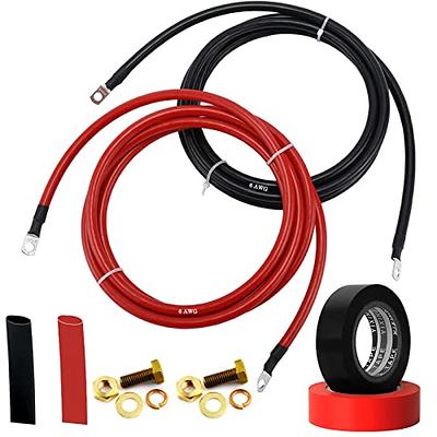 GaiRen Trolling Motor Battery Cable Extension Kit, 6AWG 10 Feet Cable  Extension with Terminals for Fishing Boat Trolling Motor Solar Panel  Automotive(Red & Black) - Yahoo Shopping