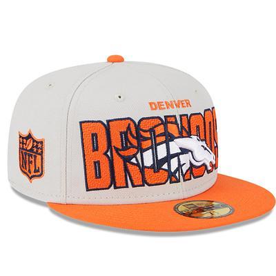 New Era Men's Denver Broncos Logo Blue 59Fifty Fitted Hat