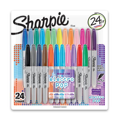 Sharpie Permanent Ultra Fine Point Markers Assorted Colors Pack Of 24  Markers - Office Depot