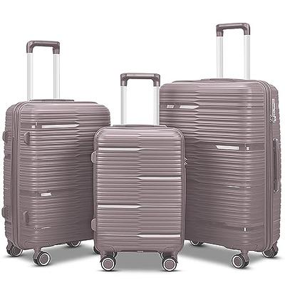 AMKA - Gem Hardside Expandable Luggage Set, Hard Sided Luggage with Spinner  Wheels, 3-Pieces, 1 Carry On & 2 Checked, (28-inch, 24-inch, 20-inch)