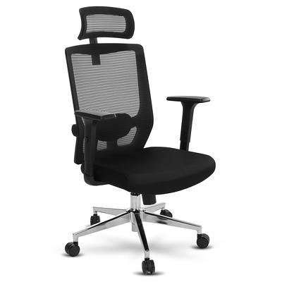 Mainstays Ergonomic Mesh Back Task Office Chair with Flip-up Arms, Black  Fabric, 275 lb 