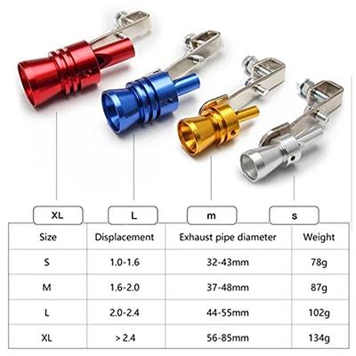 Exhaust Pipe Oversized Roar Maker for Cars and Motorcycles, Car Turbo Sound  Whistle Car Exhaust Sound Booster, Exhaust Tailpipe Blow Off Valve Bov  Aluminum Universal Auto Accessories(2PcsM,Yellow) - Yahoo Shopping