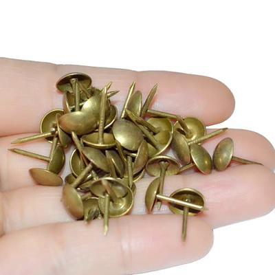 100 Pcs Bronze Round Head Nails Vintage Decorative Tacks Brass Upholstery  Snag Thumb Stud Antique Copper Push Pins for Furniture Sofa Chair Wood Case  Medium Size (Head Dia:3/8, Height:5/8) - Yahoo Shopping