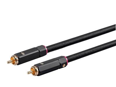 VIOY Coaxial Digital Audio Cable (3.3FT/1M), [Gold-Plated & Braided]  Subwoofer Cable RCA Male to Male HiFi 5.1 SPDIF Stereo Audio Cable for Home