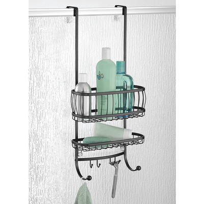 Bath Bliss 3-Tier Hanging Suction Shower Caddy in White 10114-WHITE - The  Home Depot