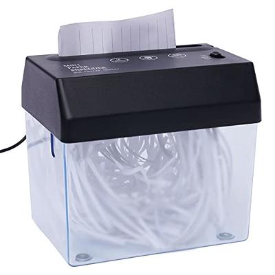 MAGICLULU File Shredder Paper Shredder Cardboard Shredder Strip Desktop  Hand Shredder Small Mini Desktop Shredder Mini Manual Shredder Document