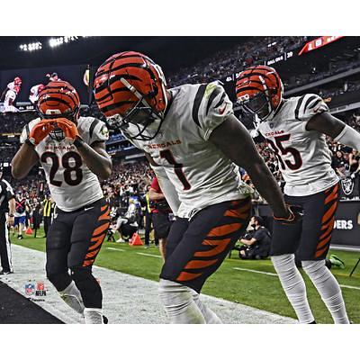 Joe Mixon Joe Burrow & Ja'Marr Chase Cincinnati Bengals Facsimile