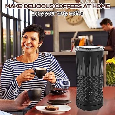  Rechargeable Milk Frother Handheld for Coffee, Electric Stirrer  with Wall Mounted Stand, Whisk Drink Mixer Wand, Milk Foamer for Matcha  Latte: Home & Kitchen