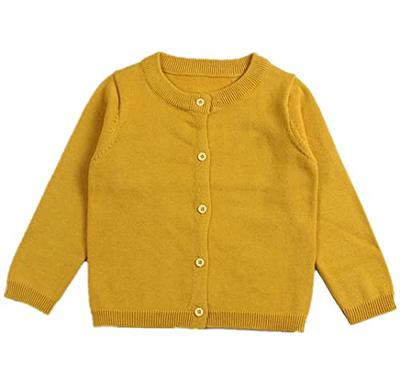  Haloumoning Girls Sweaters Button Turtle Cowl Neck