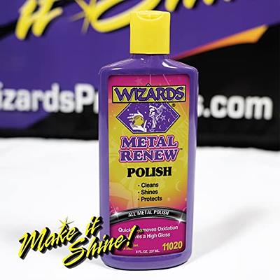 Wizards Metal Polish Cream Metal Renew - Cleans, Shines and Protects All  Metals - Cream Fast-Cut Polish and Stainless Steel Cleaner - High Gloss Metal  Polish - 8 oz - Yahoo Shopping