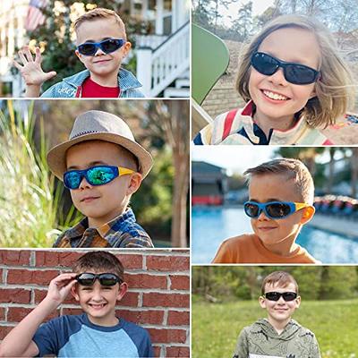 DUCO Sports Polarized Kids Sunglasses Boys Girls Unbreakable Youth Baseball  Shades UV400 Protection Age 6-10 K001 - Yahoo Shopping