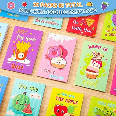 Zonon 24 Pcs Mini Colorful Notebooks, Funny Motivational Journals Notepads  Inspirational Notepads Small Pocket Notebook for Kids Teacher School Office