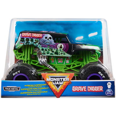 Monster Jam Official Grave Digger Vs Megalodon Racing Rivals Remote Control Monster  Trucks - 1:24 Scale - 2 Pk : Target