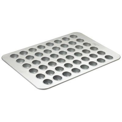 Baker's Mark 12 Cup 5 oz. Glazed Aluminized Steel Jumbo Muffin / Cupcake Pan  - 18 x 13