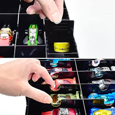 Toy Storage Organizer Case Compatible with Hot Wheels Car, for