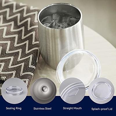 Stainless Steel Thermos Skinny Coffee Mug Slim Tumbler Straight