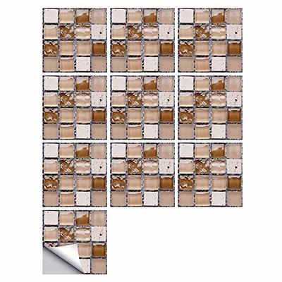 Miscasa 10-Sheet Peel and Stick Backsplash Tile, Blue Marble Stone Self  Adhesive Removable Tiles for