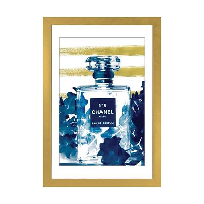 iCanvas Blue Perfume Bottle by Grace Digital Art Co - Yahoo Shopping