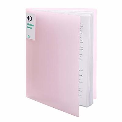 Pockets Plastic Presentation Book Portfolio Folder File Folder