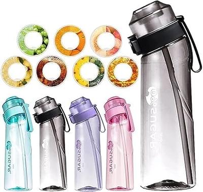  Alpha Fit Scent Water Bottle Starter Set, Water Bottle with  Flavor Pods, Water Bottle for School Kids, Black Water Bottle (Black - 1  bottle (22 oz/650 ml) + 3 pods in