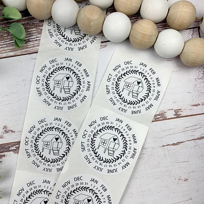 Customized Chicken fresh Egg Labels Stamp- egg Carton Farm Coop