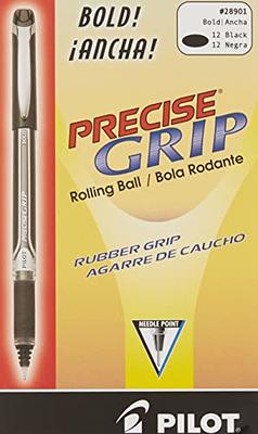 Pilot Precise V5 Liquid Ink Rollerball Pens Extra Fine Point 0.5 mm Black  Barrel Black Ink Pack Of 12 - Office Depot