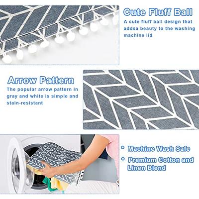  Anti-Slip Washer or Dryer Top Mat Covers, 23.6 x 23.6