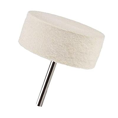 SI FANG 8Pcs Buffing Wheel for Drill,Polishing Wheel Kit White Flannelette  Polishing Mop Wheel Grinding Head with 1/4 Hex Shafts for Manifold