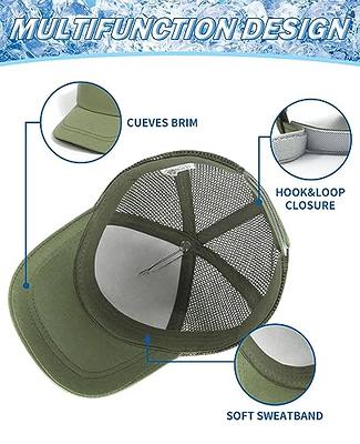 BASSDASH Kids Youth Fishing Sun Hat Mesh Back Adjustable Baseball