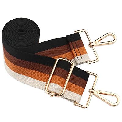 Leather Purse Strap Purse Straps Replacement Crossbody Handbag Long  Adjustable Shoulder Bag Straps for Cross Body Purse with Metal Buckles  (Gold)