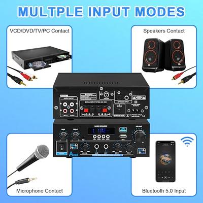 AK-55 Bluetooth 5.0 HiFi Stereo Digital Audio Amplifier Receiver