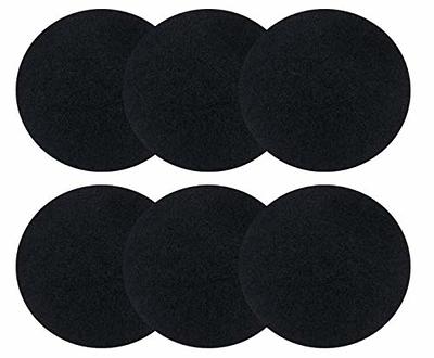 Charcoal Filters Compost Bin - Replacement Filter Round 7.25 inch - Extra Thick 0.4 Kitchen Pail 6 Pack - Carbon Premium Quality Countertop Bucket