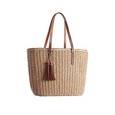 YXILEE Summer Straw Shoulder Bag Straw Small Clutch Crossbody Bags for  Women Beach Cell Phone Wallet Purse Handmade Envelope