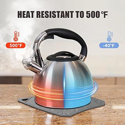 Silicone Trivet Mat - Hot Pot Holder Hot Pads for Table & Countertop - Teapot Trivet Kitchen Trivets - Non-Slip & Heat Resistant Modern Kitchen Hot