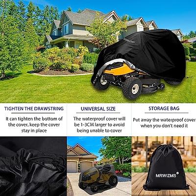 Large Zero Turn Lawn Mower Cover Waterproof Rainproof Protector for Push  Mowers