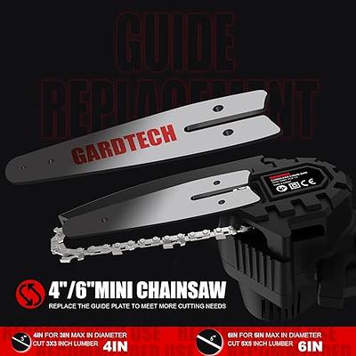 Mini Chainsaw 6 Inch Cordless, Zeeksaw Super Power Hand Chain Saw with  Batteries, Electric Mini Cordless Chainsaw Battery Powered, Handheld Small