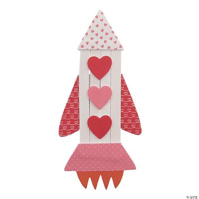 12 Pc 7 Valentine Rocket Ship Magnet Craft Kit - Yahoo Shopping