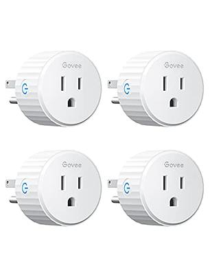 Govee Smart Plug, WiFi Plugs Work with Alexa & Google Assistant, Smart  Outlet with Timer & Group Controller, WiFi Outlet for Home, No Hub  Required, ETL & FCC Certified, 2.4G WiFi Only