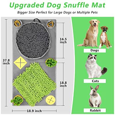 Puzzle Feeder Snuffle Mat for Dogs, Lick Mat for Dogs to Slow Down Eating,  Dog Puzzle