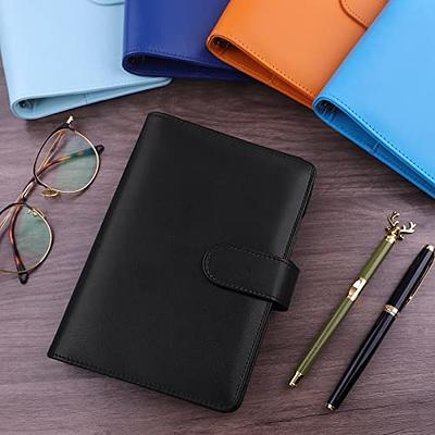 A6 Pu Leather Binder Budget 6 Ring Notebook With Stylish Design, Personal  Organizer Binder Cover With Magnetic Buckle Closure