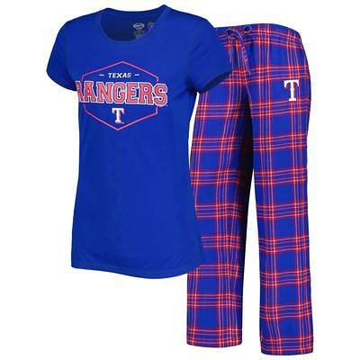 Women's Concepts Sport Royal/Red Texas Rangers Badge T-Shirt & Pajama Pants  Sleep Set - Yahoo Shopping