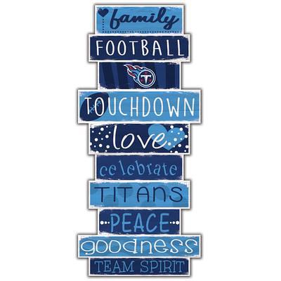 Tennessee Titans 11 x 19 Coordinate Sign - Yahoo Shopping