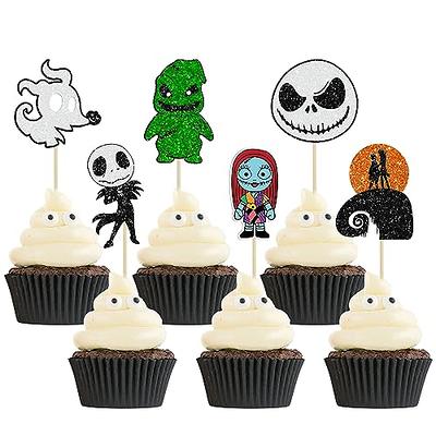 nightmare before christmas cupcake toppers