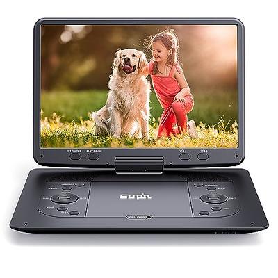 JEKERO 16.9 Portable DVD Player with 6 Hrs 5000mAH Rechargeable 16.9 inch  Red