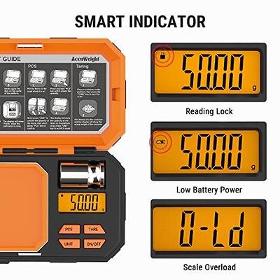 Small Scale with Counting Battery Portable Food Scale Jewelry Scale