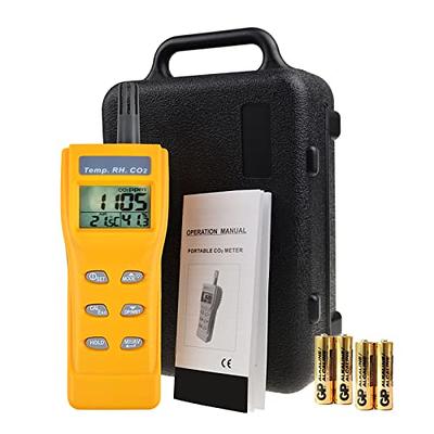 CO2 Detector Meter Measure CO2, Temperature and Humidity for