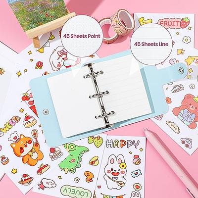 100 Sheets Kawaii Journal Notebook Loose-leaf Binder Bear Planner