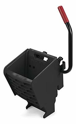 Rubbermaid Commercial WaveBrake Side-Press Wringer/Bucket Combo 35 qt Black